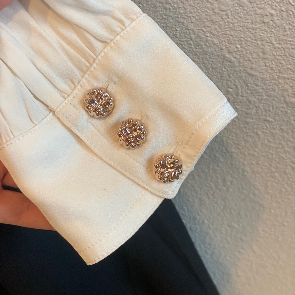 NWT J. Crew Button Front Crepe Shirtdress Sz 16. MSRP $228. - Picture 7 of 11